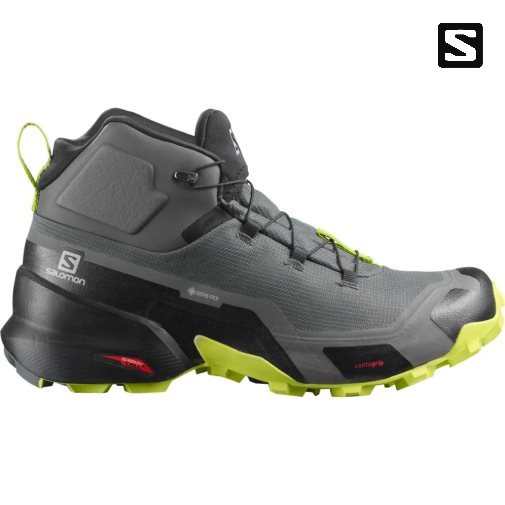 Botas Caminhada Salomon Cross Hike Mid GTX Masculino Cinzentas | PT E79581